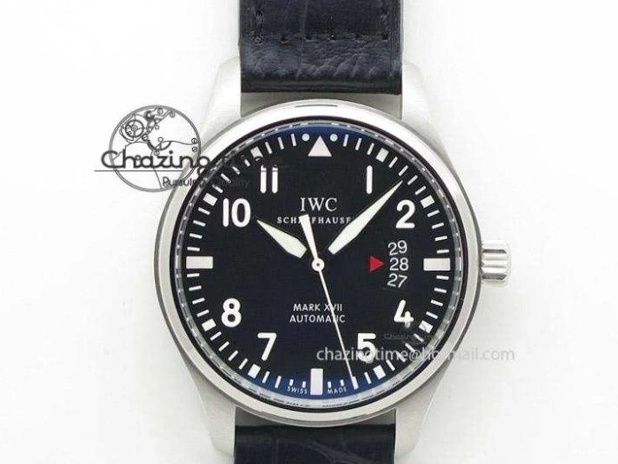 MIROTIME 0216 Aquatimer Chrono IW376702 SS BLS 1:1 Best Edition Black Dial on Black Rubber Strap A WellDesigned 7105